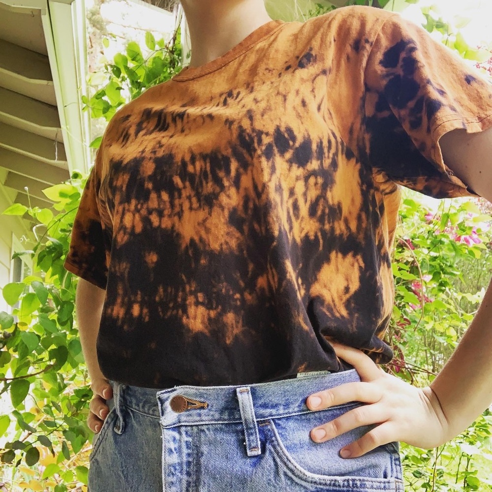Bleached Black T Shirt